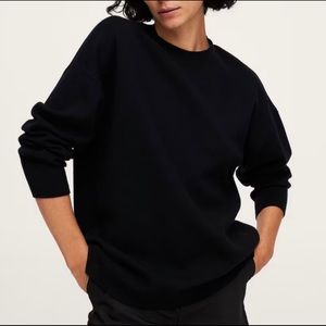Mango Oversized Crewneck Sweater